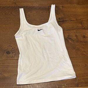 Nike Essentials white cotton tank, XS